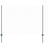 Vidaxl ingegraven hekpalen 22 st groen 200 cm gepoedercoat staal - afbeelding 3