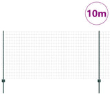Vidaxl euro-hek met palen 10 x 1,2 m pvc-coated staal groen mesh - afbeelding 3