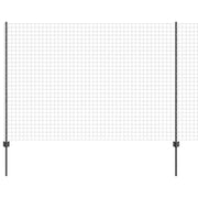Vidaxl euro-hek met palen 10 x 1,5 m pvc-coated staal grijs mesh - afbeelding 2