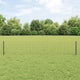 Vidaxl euro-hek met palen 10 x 0,4 m pvc-coated staal grijs mesh