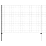 Vidaxl euro-hek met palen 10 x 1,5 m pvc-coated staal grijs mesh - afbeelding 2