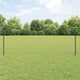 Vidaxl euro-hek met palen 25 x 0,6 m pvc-coated staal grijs mesh