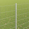 Vidaxl hek met paal zilver 1,6 x 10 m staal