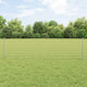 Vidaxl euro-hek met palen 25 x 0,6 m gegalvaniseerd staal mesh