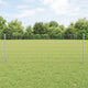 Vidaxl euro-hek met palen 25 x 0,8 m gegalvaniseerd staal mesh