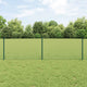 Vidaxl gaashek met palen 10 x 0,6 m pvc-coated staal groen mesh
