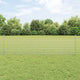 Vidaxl gelast draadhek met palen 10 x 0,5 m gegalvaniseerd staal mesh
