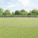 Vidaxl gelast draadhek met palen 10 x 1 m gegalvaniseerd staal mesh
