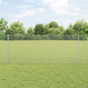 Vidaxl hek met paal zilver 1 x 10 m staal