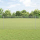 Vidaxl gelast draadhek met palen 10 x 1 m gegalvaniseerd staal mesh