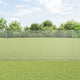 Vidaxl gelast draadhek met palen 10 x 1,4 m gegalvaniseerd staal mesh