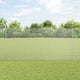 Vidaxl gelast draadhek met palen 10 x 1,5 m gegalvaniseerd staal mesh