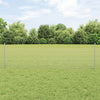 Vidaxl hek met paal zilver 0,5 x 25 m staal