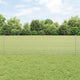 Vidaxl gelast draadhek met palen 25 x 0,6 m gegalvaniseerd staal mesh