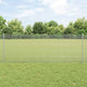 Vidaxl gelast draadhek met palen 25 x 0,8 m gegalvaniseerd staal mesh