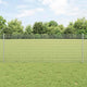 Vidaxl gelast draadhek met palen 25 x 0,8 m gegalvaniseerd staal mesh