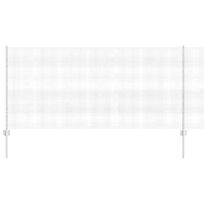 Vidaxl hek met paal zilver 1 x 25 m staal