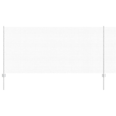 Vidaxl hek met paal zilver 1 x 25 m staal