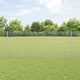 Vidaxl gelast draadhek met palen 25 x 1 m gegalvaniseerd staal mesh