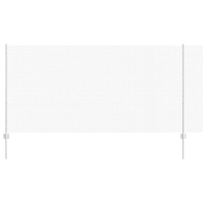 Vidaxl hek met paal zilver 1,2 x 25 m staal
