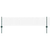 Vidaxl hek met paal groen 0,4 x 10 m staal en pvc