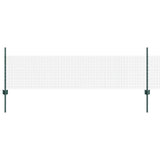 Vidaxl gelast draadhek met palen 10 x 0,5 m gegalvaniseerd staal groen - afbeelding 2