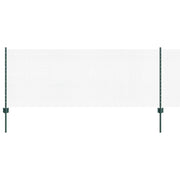 Vidaxl gelast draadhek met palen 10 x 0,8 m pvc-coated staal groen - afbeelding 2