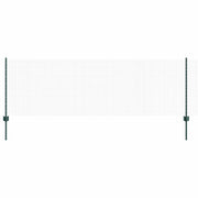 Vidaxl gelast draadhek met palen 10 x 0,8 m pvc-coated staal groen - afbeelding 2