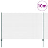 Vidaxl hek met paal groen 1,6 x 10 m staal en pvc