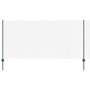 Vidaxl gelast draadhek met palen 25 x 1,2 m pvc-coated staal groen - afbeelding 2