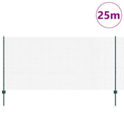 Vidaxl gelast draadhek met palen 25 x 1,2 m pvc-coated staal groen - afbeelding 3