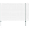 Vidaxl hek met paal groen 1,6 x 25 m staal en pvc