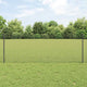 Vidaxl hek met paal grijs 0,8 x 10 m staal en pvc