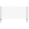 Vidaxl hek met paal grijs 1,2 x 10 m staal en pvc