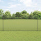 Vidaxl gelast draadhek met palen 10 x 1,4 m pvc-coated staal grijs