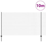 Vidaxl gelast draadhek met palen 10 x 1,4 m pvc-coated staal grijs - afbeelding 3