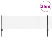 Vidaxl gelast draadhek met palen 25 x 0,6 m pvc-coated staal grijs - afbeelding 3