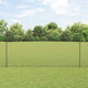 Vidaxl gelast draadhek met palen 25 x 1,5 m gegalvaniseerd staal grijs