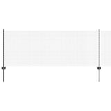 Vidaxl gelast draadhek met palen 50 x 0,8 m pvc-coated staal grijs - afbeelding 2