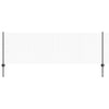 Vidaxl hek met paal grijs 0,8 x 50 m staal en pvc
