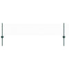 Vidaxl hek met paal groen 0,4 x 10 m staal en pvc