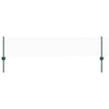 Vidaxl hek met paal groen 0,4 x 10 m staal en pvc