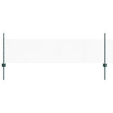 Vidaxl zeshoekig gaasgek met palen 10 x 0,5 m pvc-coated staal groen - afbeelding 2