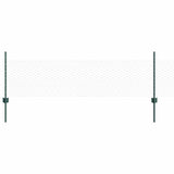 Vidaxl zeshoekig gaasgek met palen 10 x 0,5 m pvc-coated staal groen - afbeelding 2