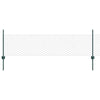 Vidaxl hek met paal groen 0,5 x 10 m staal en pvc