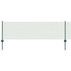 Vidaxl hek met paal groen 0,6 x 10 m staal en pvc