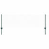 Vidaxl hek met paal groen 0,6 x 10 m staal en pvc
