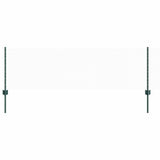 Vidaxl zeshoekig gaasgek met palen 10 x 0,6 m pvc-coated staal groen - afbeelding 2