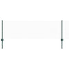 Vidaxl hek met paal groen 0,6 x 10 m staal en pvc