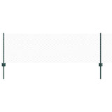 Vidaxl zeshoekig gaasgek met palen 10 x 0,6 m pvc-coated staal groen - afbeelding 2
